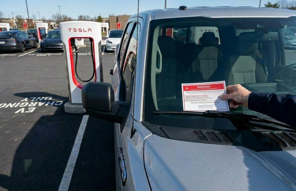 New Jersey EV Charging Space Warning Sign - 25-page - version 1.0